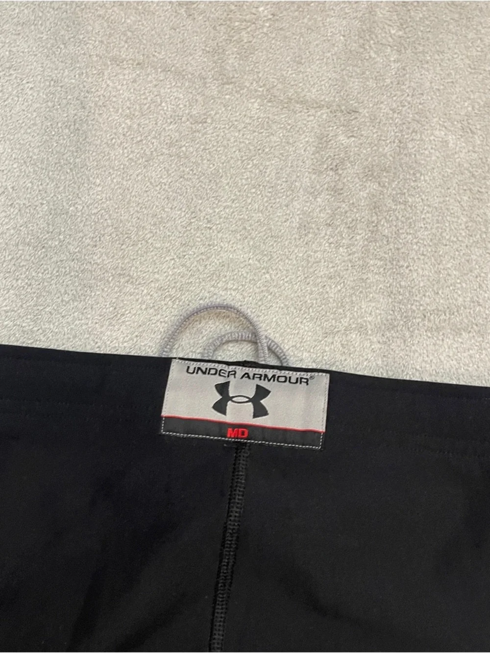 Mens Vintage Under Armour Spandex Tights Compression Pants Black M Cold gear